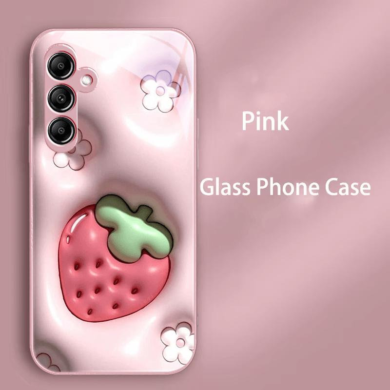 For Samsung A70 A70s A71 A72 A73 Fashion New Case For Galaxy A50 A50S A51 A52 A52S A53 A54 A55 A56 PC Tempered Glass Phone Cover