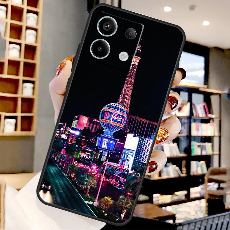 Las Vegas Nevada For Xiaomi Redmi Note 14 Pro 9 10 11 12 13 15 Pro Plus Case For Redmi 15 15C 14C 12C 10C 13C