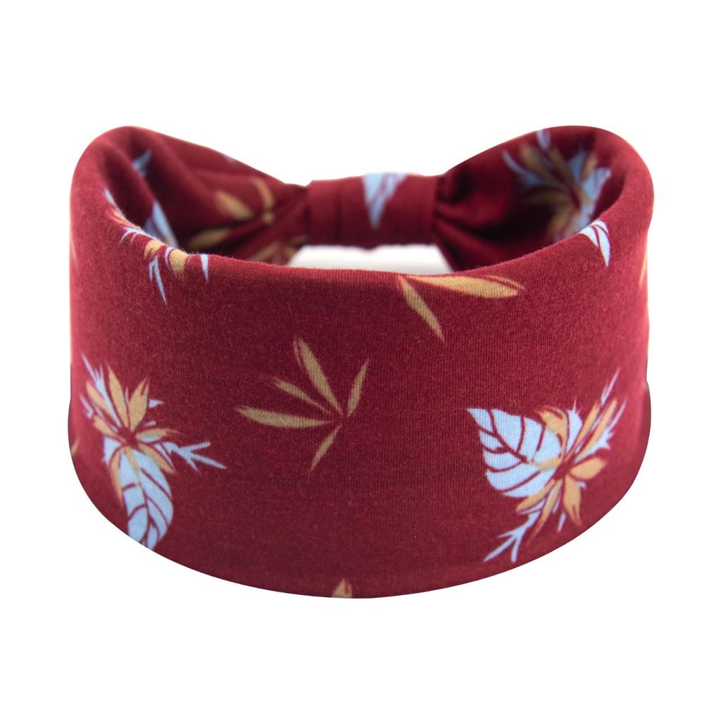 Bohemian Cashew Yoga Übung Stirnband Anti Schweiß und Feuchtigkeit Absorbieren Elastische Baumwolle Stirnband Knoten Stirnband