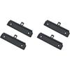 4 PCS Binder Clipboard Clips Metal Office Hardware Black Clipboard Clamps for Organizing Papers and Photos