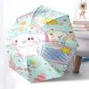 1pc Cinnamoroll Festival Umbrella - Automatic Opening/Closing, Portable 3-Fold Design, 8-Bone Iron Frame, Outdoor Umbrella, Perfect Gift for Fans, Tra
