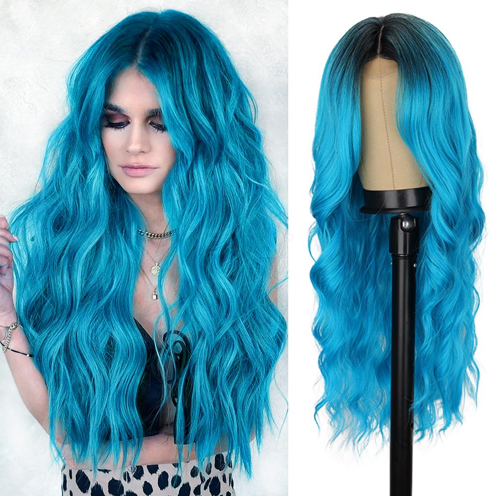 

LISI HAIR синтетический длинный волнистый парик для женщин 26 париков натуральный вид термостойкое волокно черный парик для ежедневного использования на вечеринках 65cm