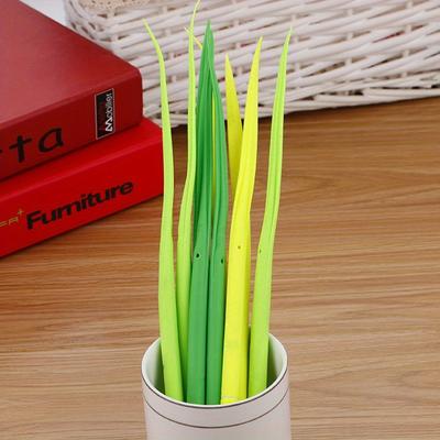 10pcs 0.5mm Creative Small Fresh Cute Grass Gel Pen Cute Stationery Pen Office Supplies Signature Pen