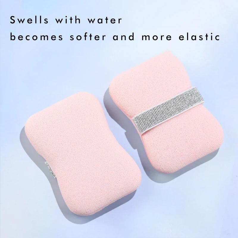 1/4PCS Sponge Soap Bag Bath Cleansing Foaming Net Pouch Body Exfoliating Scrubber Sponges Bathroom Nylon Soap Pocket