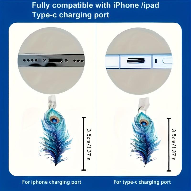 

Акриловая заглушка для защиты от пыли с павлиньим пером Standard