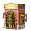 CRESYMME Dollhouse Miniature Kit, Wooden 3D Puzzle, DIY Handmade for Adults (Green General Store)