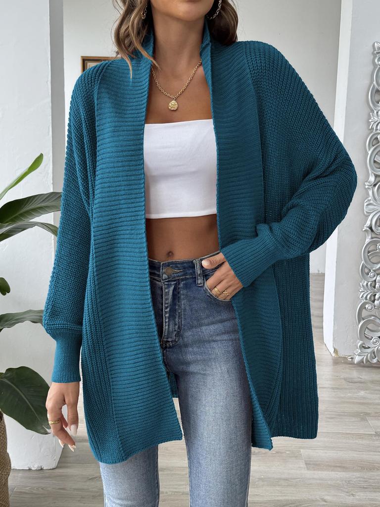 Women's Wool Sweater Fall Winter New Style Outerwear Women's Casual Fashion Loose Knit Cardigan