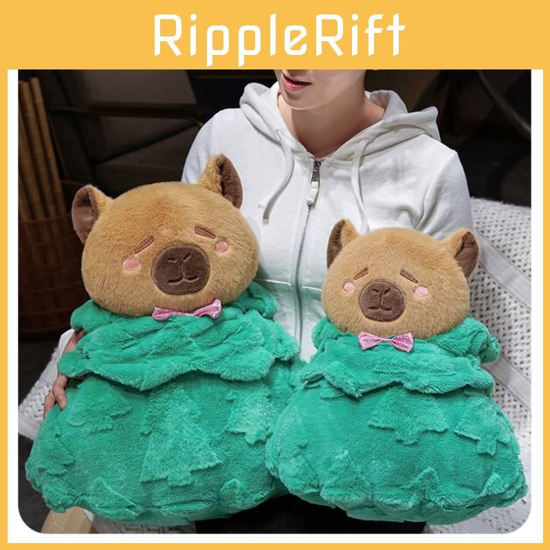 Christmas Tree Capybara Plush Gift For Kid And Women