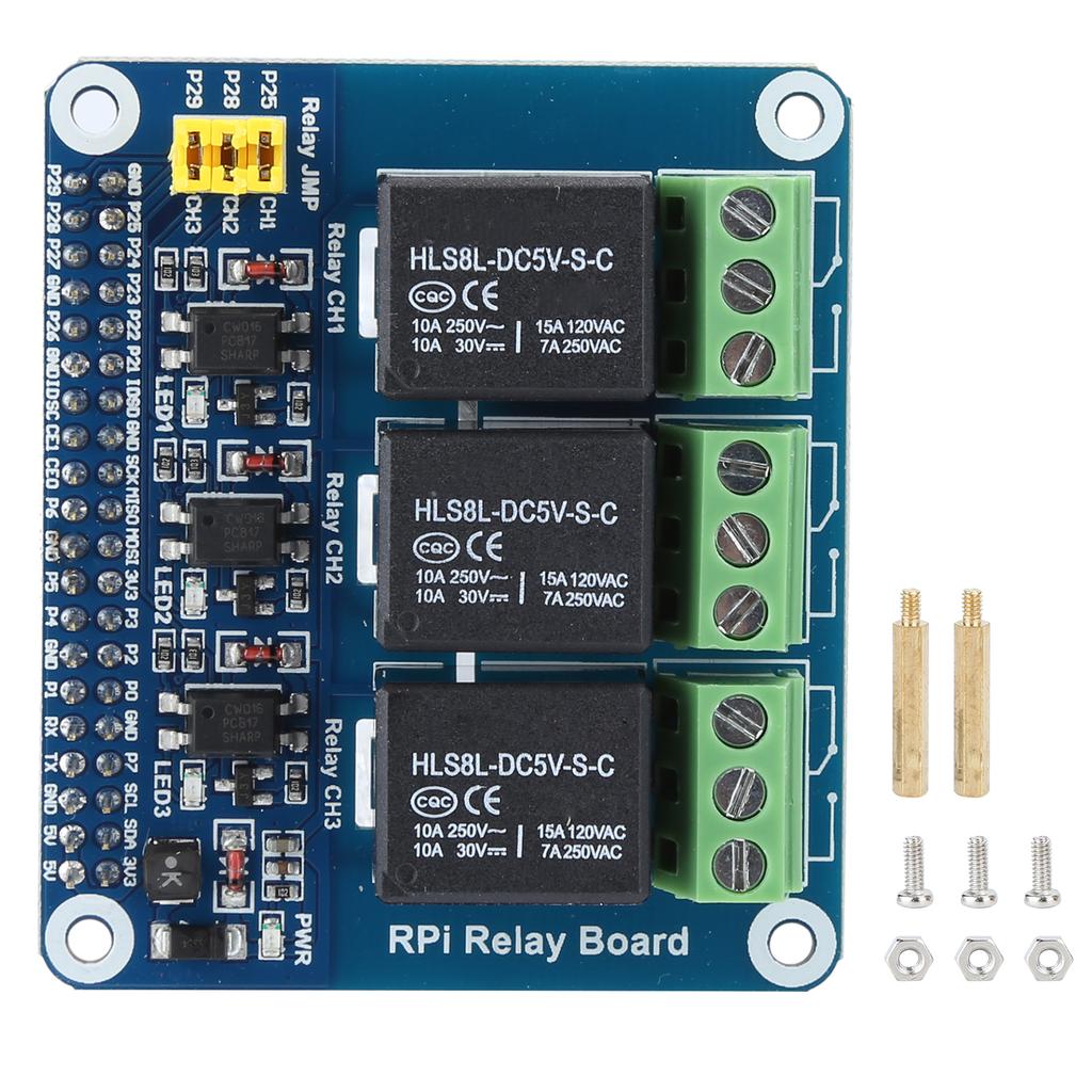 Satın alın 3Way Relay Module Expansion Module Fit for Raspberry Pi a b ...