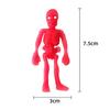 5Pcs Halloween Stretchable Skeleton Party Favors Tpr Soft Rubber Zombie Horror Ventilate Stress Relief Toy Halloween Kids Gifts