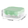 Mini Reusable Ice Cube Mold With Lid Press Ice-making Ice Tray For DIY Ice Cream
