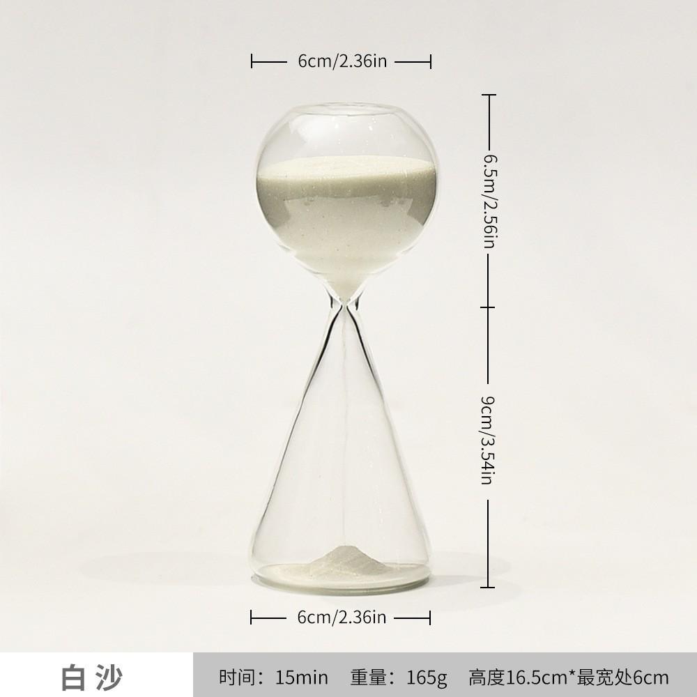 

Nordic Home Glass Hourglass 15min Starfall Timer Creative Gift Decor S