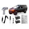 Pickup Truck Model, 2.4GHz Alloy Remote Control Camping Car with Lights, Vehicles Toys for Kids Boys