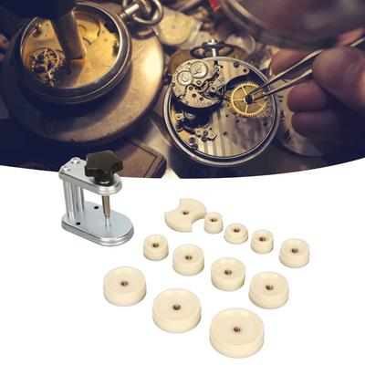 Metal Construction Watch Press Set Multiple Sizes Plastic Fittings Watch Back Remover Watch Repairing Kit Enthusiasts Use
