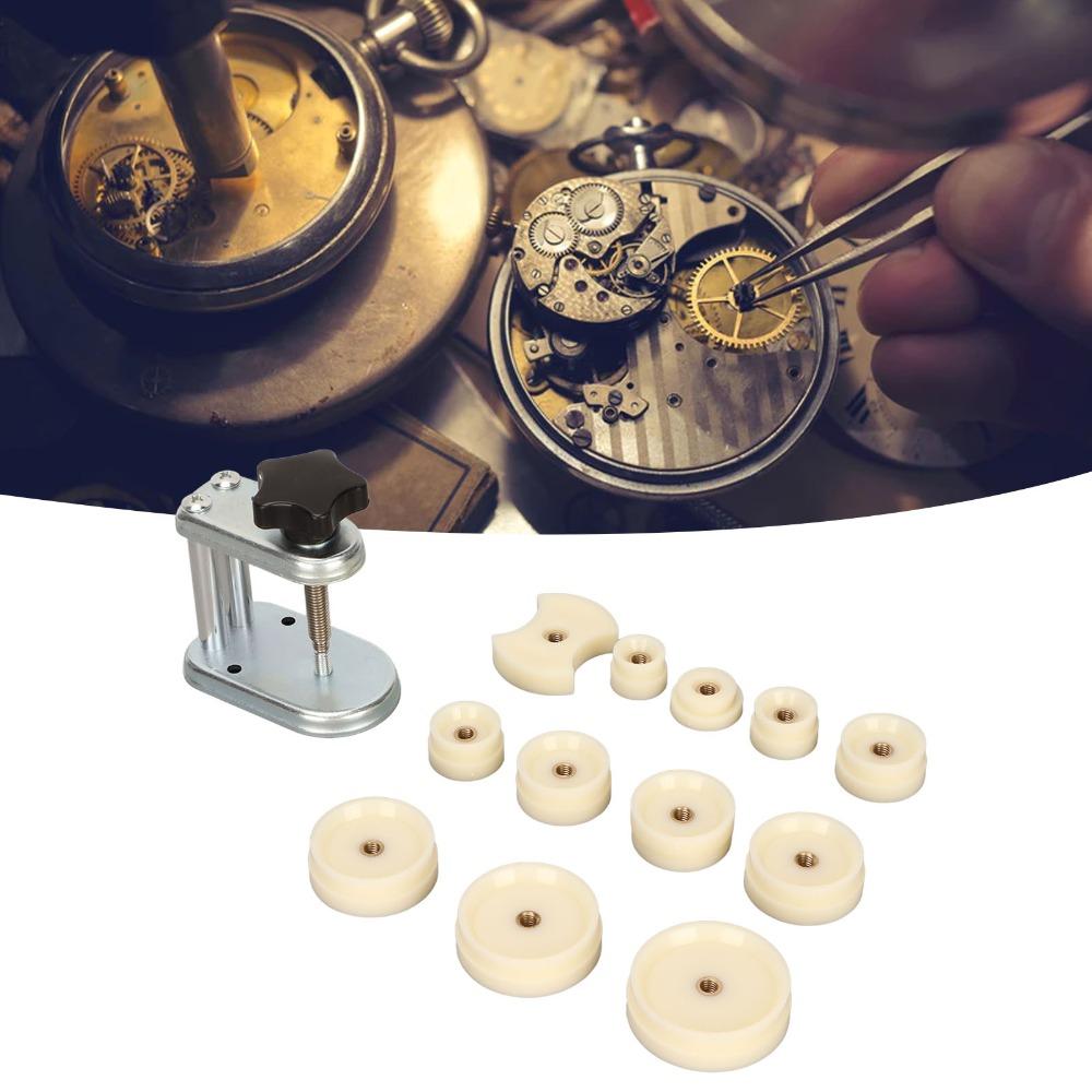 Metal Construction Watch Press Set Multiple Sizes Plastic Fittings Watch Back Remover Watch Repairing Kit Enthusiasts Use