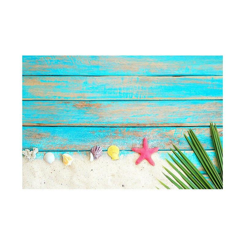 Summer Beach Photography Backdrop Seaside Beach Sand Starfish Shell Baby Birthday Holiday Party Background Photo Studio