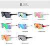 Full-Face Cycling Goggles: Colorful Sunglasses for Hiking, Biking, Men & Women, Wind & Sand Eye Protection