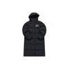 Logo Print Fashion Warm Long Down Jacket Men Outerwear Deep-Black T11M242906F-BK
