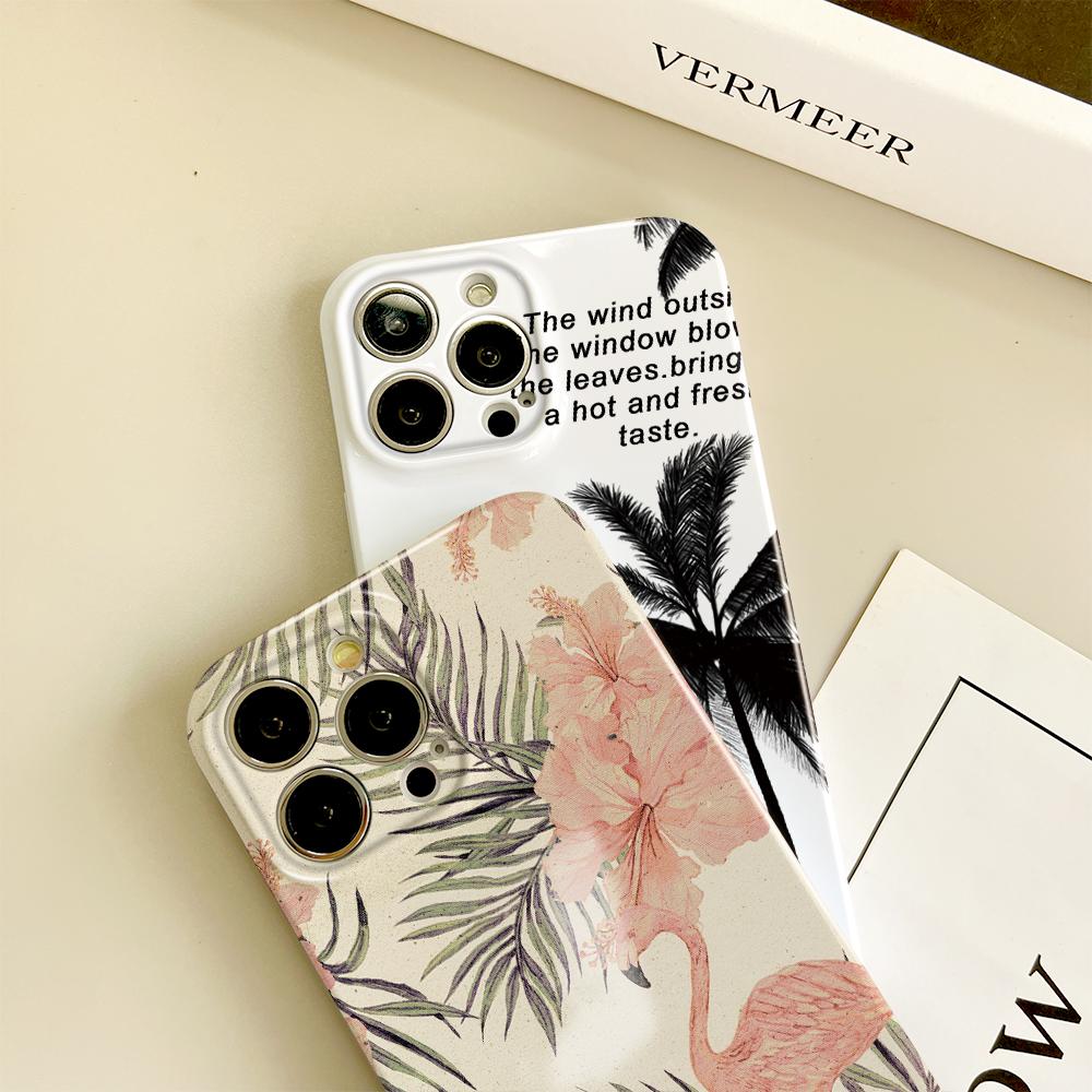 Feilin Coque de téléphone pour Samsung Galaxy S20 FE 5G A52 iPhone 11 Xiaomi Redmi VIVO OPPO Realme Huawei Infinix Antichoc Ultra Mince Couverture Rigide