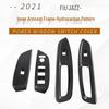 Fit Armrest & Gear Shift Frame Sticker for 2021 Interior Modification