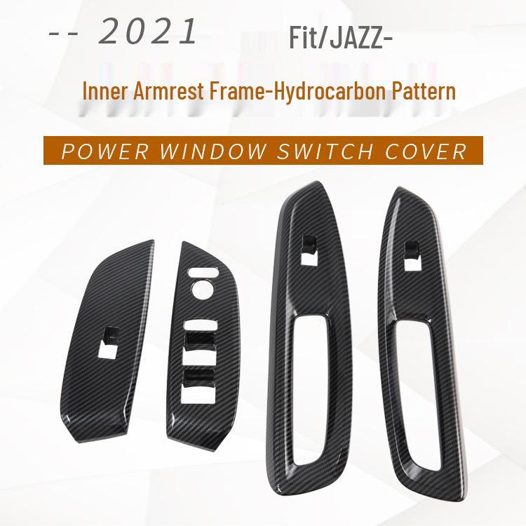 Fit Armrest & Gear Shift Frame Sticker for 2021 Interior Modification