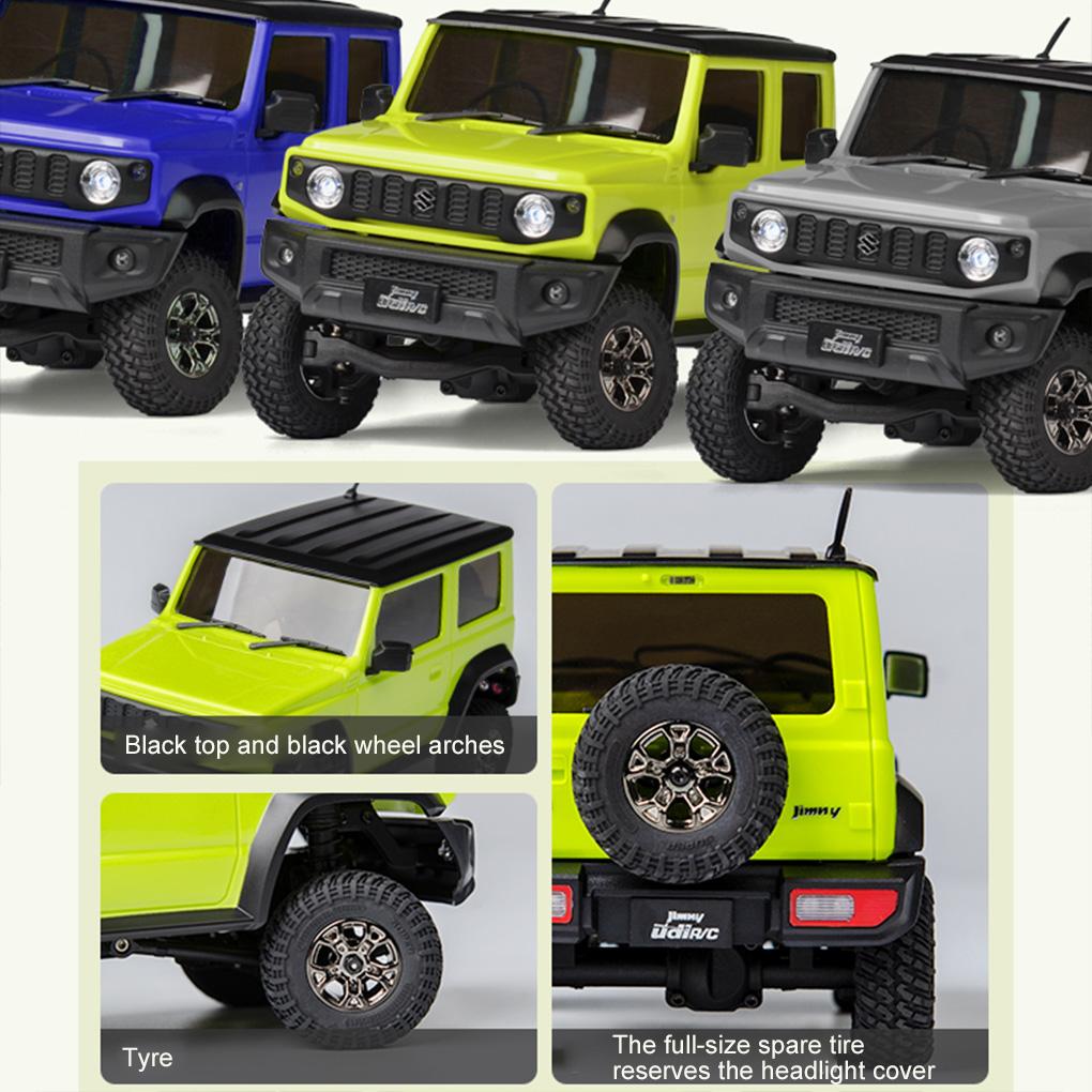 1/18 UDIRC UCX2402 RTR 2.4G RC Car Rock Crawler Brushed Motor Off-Road Climbing Truck Full Proportional Vehicles Models Toys New