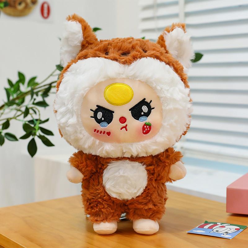 Three V3 Baby Cartoon Plush Toy With Soft Pp Cotton Filling For Bedroom Kids