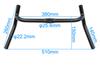 WEERAS Bicycle Handlebar Aluminum Alloy Professional External Swing Angle Suitable for Touring Long Time Handle, Bike, Riding.