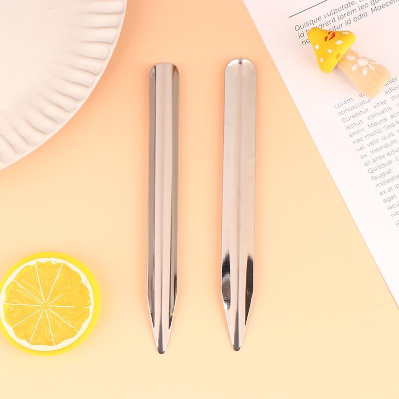 Curved-End Jewelry Scoop Diamond Beads Scoop Stainless Steel Shovel Jewelry Tool