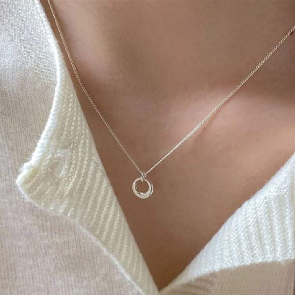 Ring Trend All Round Pendant Necklace