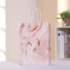 Marble Design Kraft Paper Gift Bag with Handle Birthday Party Packaging Bags Wedding Gifts for Guest Eid Supply Organizer