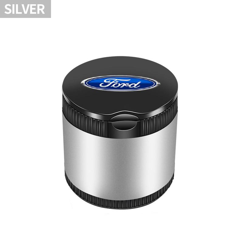 Car Styling LED Ashtray Cigarette Smoke Ash Cylinder Bin Holder With Lid For Ford Mondeo MK1 MK2 MK3 MK4 MK5