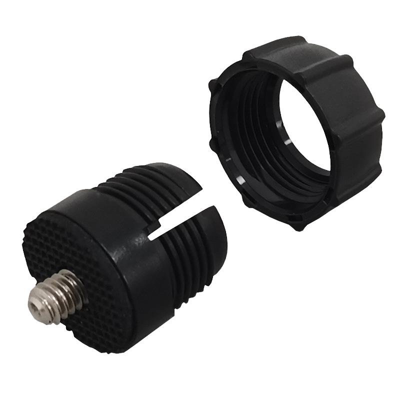 1/4 Screw To 17Mm Ball Head Mount Interface Plastic Joint Adapter For Phone Camera Car Mounting Tripods Monitors Gps Bracket