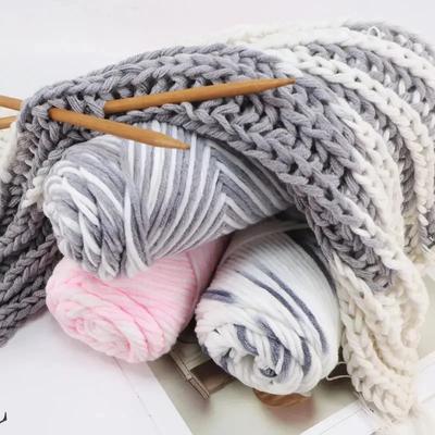 5 Stück Baumwolle Select Garn 500g, Leichtes Kammgarn Dickes Garn zum Stricken Babywolle Häkeln Schal Mantel Pullover Webgarn