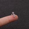 Stud Cartilage Rook Conch Screw Back Earring Stainless Steel Jewelry Piercing