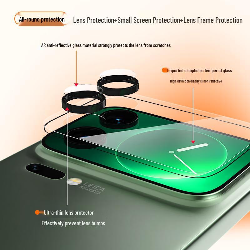 Xiaomi 17 Series Full Coverage Screen & Camera Lens Protectors