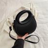 Solid Color Handbag Women's  Early Spring New Fashion Trend Casual Messenger Bag Portable Small Bag Tide