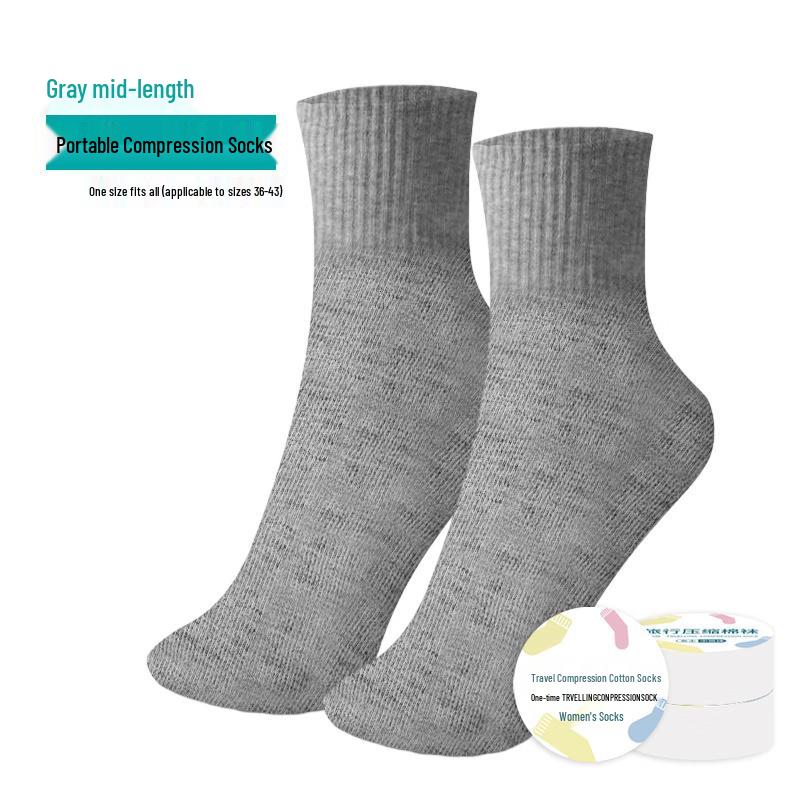 JINGRUIXIANG Unisex Disposable Travel Compression Socks