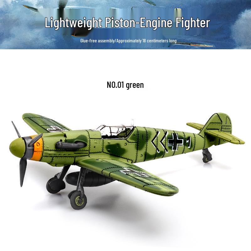 1/48 Scale WWII Corsair & Spitfire Fighter Aircraft Model Kit - 4D Assembly for Boys, Military Collection Ornament (30 Variations)
