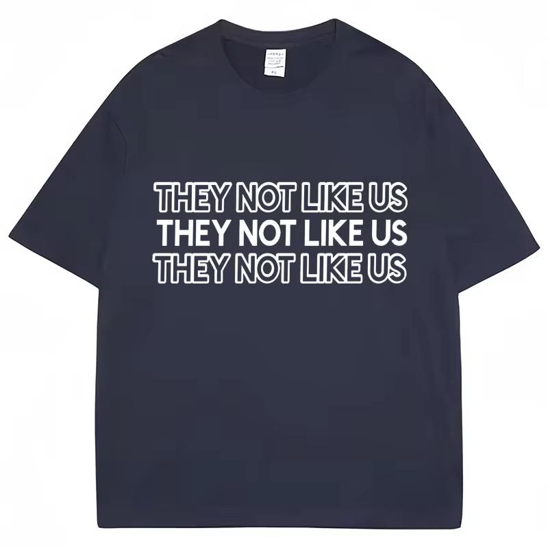 Streetwear Kendrick Lamar They Not Like Us T-Shirt New Song Album Tees RAP HIP HOP Oversize Fans Gift Unisex Fashion Casual Tops