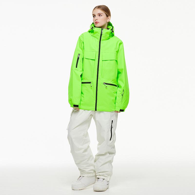 

Men s and Women s Windproof/Waterproof Ski Suit Set 2024-25: Warm, Stylish Outdoor Snowwear XXL