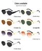 Retro Oval Street Style Sunglasses: Unisex Fashion Eyewear