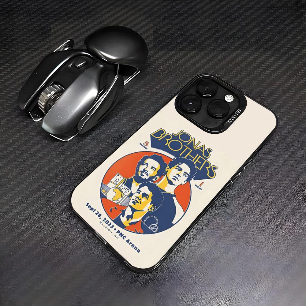 Singer J-Jonas Brothers Band Phone Case For IPhone17 Air 16 15 14 Plus 13 12 11 Pro 7 8 XS Max XR Silver Black Bumper Case