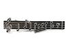 HANG OVER Tie Musical Staff and Note Melody Ni Japanese-made Clip, Motif, (Silver Nickel)