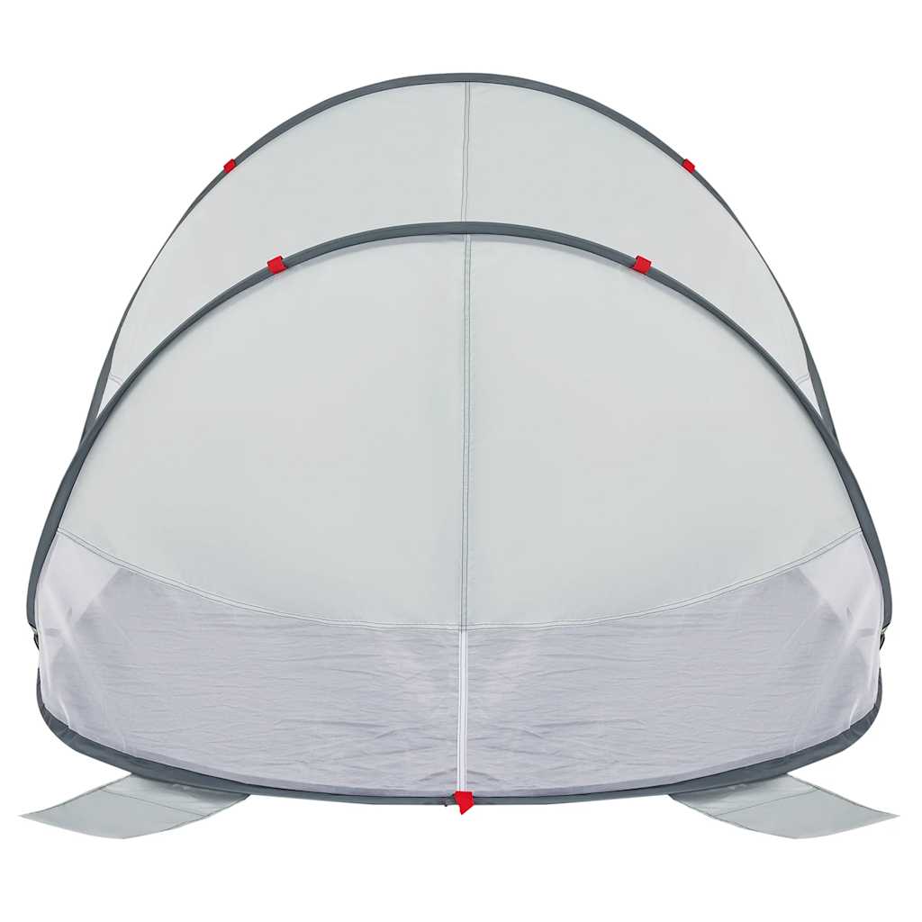 Vidaxl Pop-Up Beach Tent, Grey, Waterproof