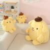 Japanese Anime Peripherals Sanrio Pom Pom Purin Doll Soft Stuffed Anime Plushies Pompompurin Plush Toy Sofa Bed Home Decor Gifts