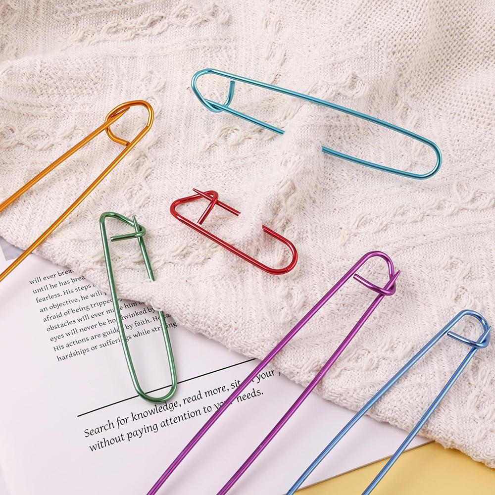 12pcs Knitting Stitch Holders Versatile Yarn Stitch Marker for Quilting Sewing