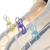 Clothing Hanger Multipurpose Multicolor PVC Coated Colorful Sealer Clip Clothes Hangers Home Living Fashion Notes Letter Paper Organizer  Accessories
