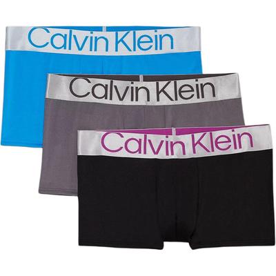 Letter Logo Print Low Rise Boxer Briefs 3 Pack Mixed Colors Men Underwear 000NB3074A-MH8