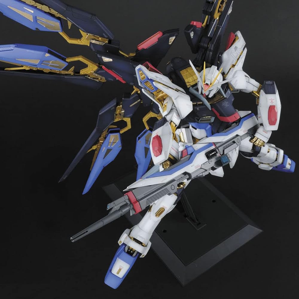 Bandai Spirits PG Strike Freedom Gundam 1/60 Scale Color-Coded Model Kit Anime Collectible